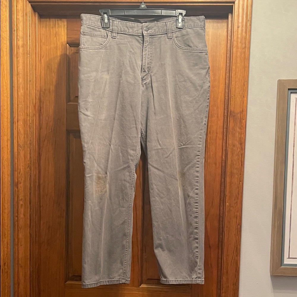 Classic Men's Gray Chinos
